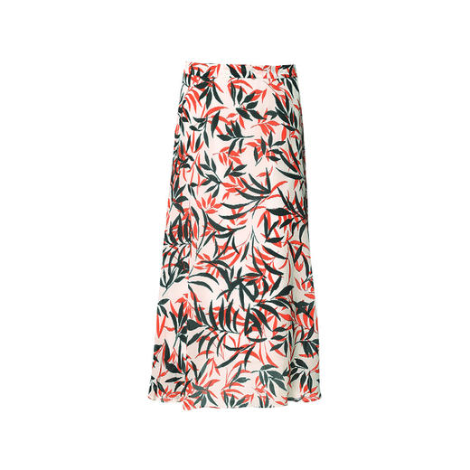 EITIE爱特爱夏装款时尚复古印花过膝中长款半身裙女6606311 商品图5