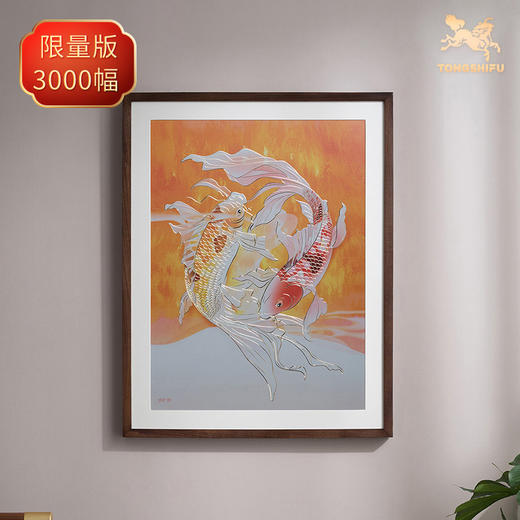 铜师傅 手工錾刻 铜雕画《锦鲤》 商品图1