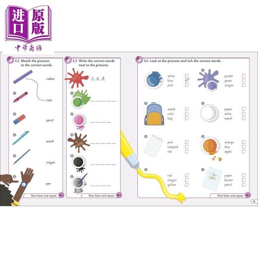 【中商原版】DK人人学英语 每日英语入门练习 English for Everyone Junior Beginner's Practice Book 商品图3