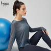 IYOGA健身服罩衣透气夏季薄款速干长袖运动瑜伽服美背性感训练服女上衣T039 商品缩略图2