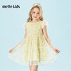 mettekids儿童裙子2022童装洋气网纱小飞袖公主裙女童夏季连衣裙 商品缩略图0