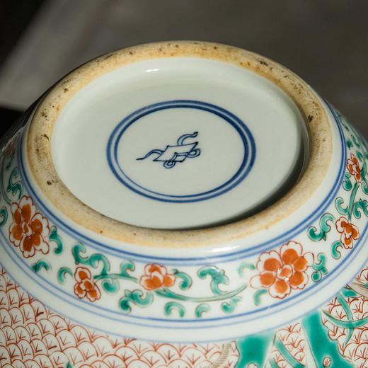 清 五彩花卉纹罐 商品图3