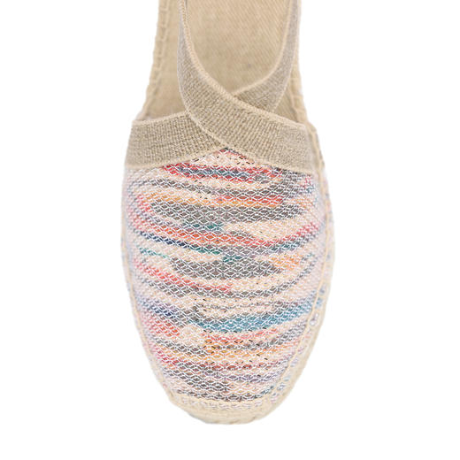 西班牙原产手工制作时尚轻便超舒适女款草编鞋 301S-粉蓝色 商品图5