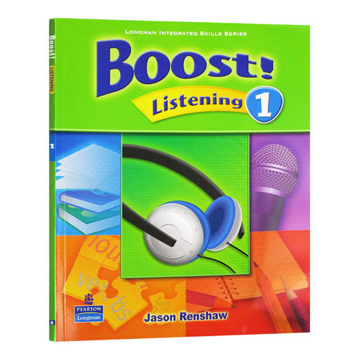 培生朗文中学英语教材 听力强化训练1 英文原版 Boost Listening L1级 听力练习技能培训学生用书 小学中高年级 初中 英文版进口书 商品图0