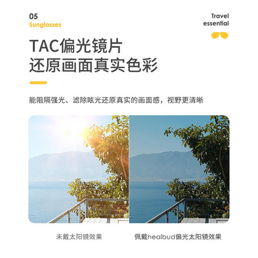 【已下市】healbud儿童太阳镜摩登款 防紫外线偏光墨镜[福利品] 商品图4