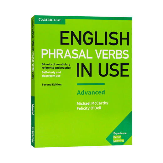 剑桥高ji英语短语动词 英文原版 English Phrasal Verbs in Use Advanced 配答案 英文版自学工具书 进口原版书籍 商品图0