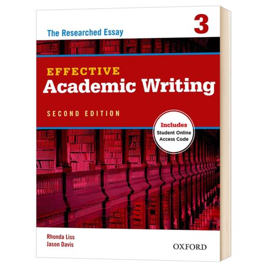 牛津学术英语写作教材3 英文原版 Oxford Effective Academic Writing 3 英文版 进口原版英语书籍 OUP Oxford 商品图1
