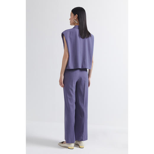 INSUN恩裳2022夏季新品原创小众设计感舒适凉感假两件连体裤9C32220506 商品图4