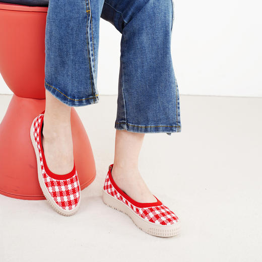 REREJOY2022法式香风针织厚底渔夫鞋新配色QC6329（年后72小时发货） 商品图2