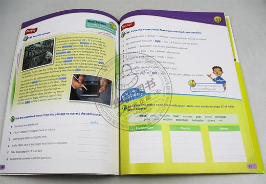 培生朗文中学英语教材 词汇分级强化训练2 英文原版 Boost Vocabulary L2级 词汇练习技能培训学生用书 小学中高年级 初中 英文版 商品图1