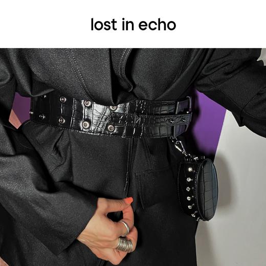 lost in echo Astr极限调节小腰包皮带黑色 商品图4