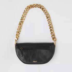 BURBERRY 博柏利 Olympia – 小号羔羊皮埃伦匹亚包 女士单肩包 黑色 8040119 A1189