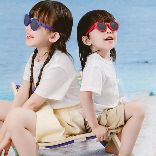 【UV400防护认证】shukiku高清防晒护目儿童太阳镜 商品图0