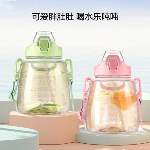 乐扣乐扣大肚杯塑料Tritan大容量水杯吸管高颜值水壶 ABF648 商品图4