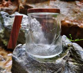 山水茶水分离杯（定制案例）