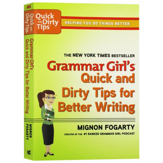 语法女王 无痛升级学习法 英文原版 Grammar Girl's Quick and Dirty Tips for Better Writing 英语写作妙招 英文版进口工具书 商品图3