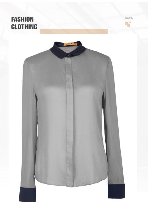 孤品“哲学家”衬衫-J20134198   衬衫（四季可穿）颈袖添香不退可换 商品图0