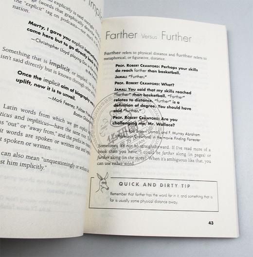 语法女王 101个误用单词英文原版 Grammar Girl's 101 Misused Words You'll Never Confuse Again 英文版工具书 进口原版英语书籍 商品图2