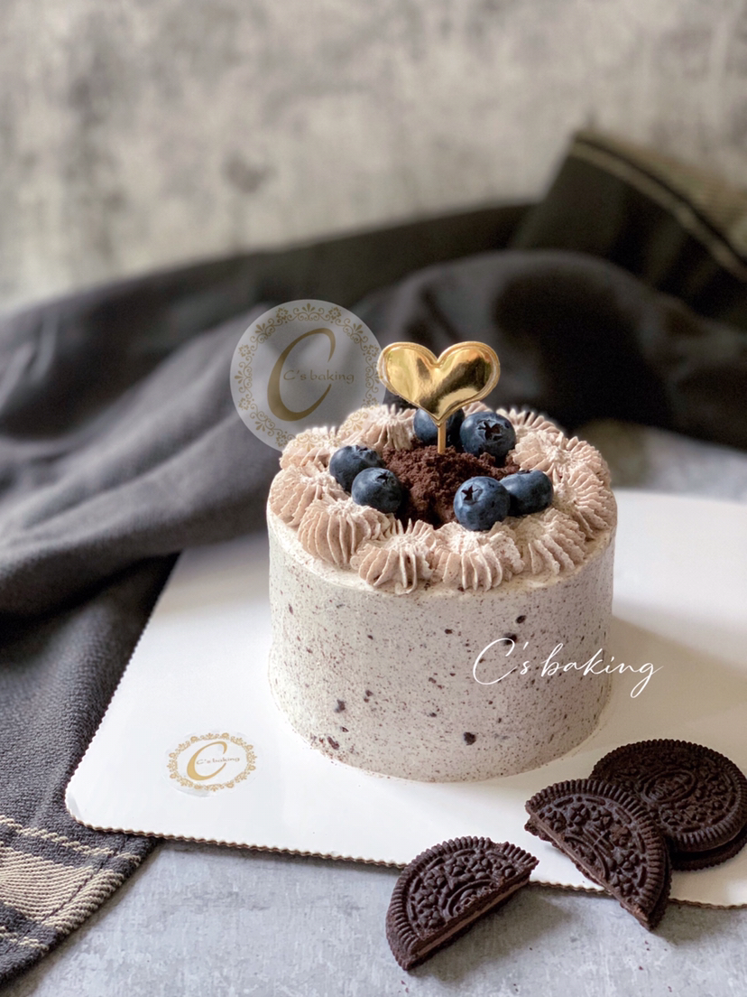 （标准4寸）奥利奥 咸奶油 巧克力脆珠 忌廉蛋糕（默认自提，收费配送请联系客服）