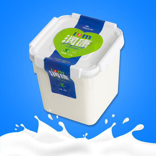 新疆天润原味方桶老酸奶2斤/桶  商品图0