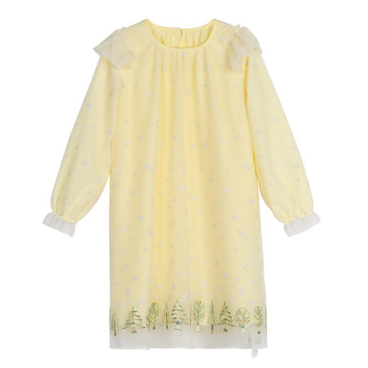 mettekids女童夏季2022新款公主裙时髦裙子长裙潮网纱儿童连衣裙 商品图7