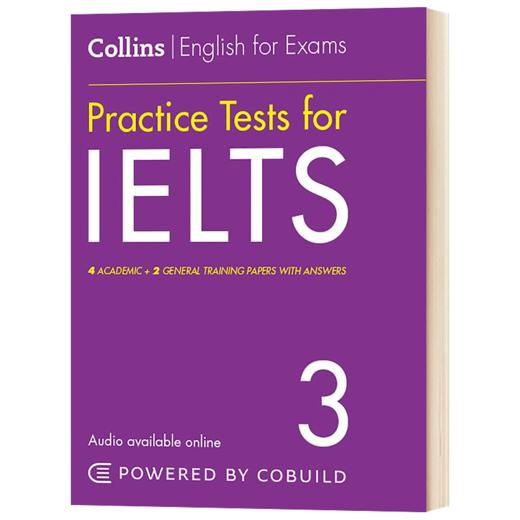 柯林斯雅思模拟题3 英文原版 Practice Tests for IELTS 3 Collins English for IELTS 英文版 进口英语原版书籍 商品图1