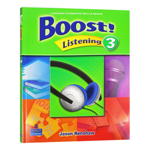 培生朗文中学英语教材 听力分级强化训练3 英文原版 Boost Listening L3级 听力练习技能培训学生用书 小学中高年级 初中 英文版 商品图0