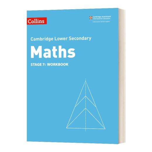 Collins英文原版 Collins Cambridge Lower Secondary Maths Workbook Stage 7 柯林斯剑桥初中数学练习册 第七阶段 英文版 进口英语书 商品图1