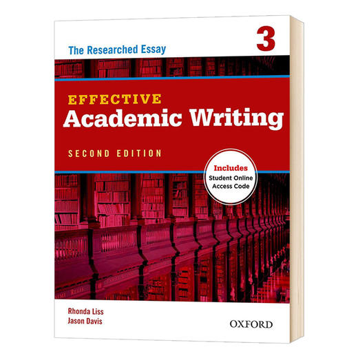 牛津学术英语写作教材3 英文原版 Oxford Effective Academic Writing 3 英文版 进口原版英语书籍 OUP Oxford 商品图0