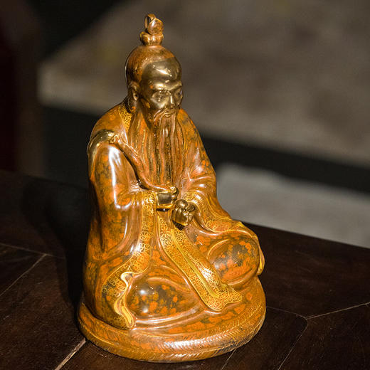 清 彩瓷太上老君人物像 商品图2