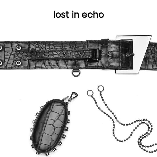 lost in echo Astr极限调节小腰包皮带黑色 商品图2