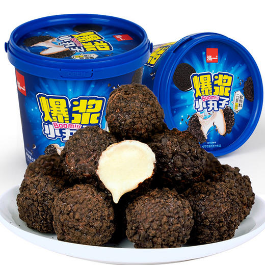 【9.9元/盒】苡爱爆浆曲奇小丸子208g（0707678） 商品图0