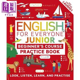 【中商原版】DK人人学英语 每日英语入门练习 English for Everyone Junior Beginner's Practice Book