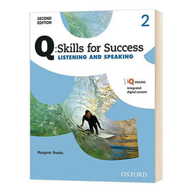 牛津学术成功系列教材听说2 英文原版 Oxford Q Skills for Success Listening and Speaking 2 英文版进口英语词汇语言学习书籍