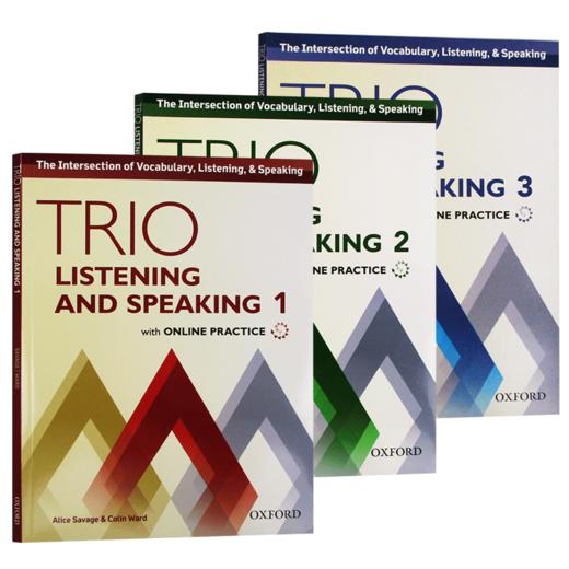 牛津Trio系列学术英语听说教材 3册套装 英文原版 Oxford Trio Listening and Speaking 三重听说系列英文版进口原版书籍 商品图4