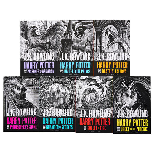 【中商原版】哈利波特7册套装 成人版 Harry Potter Boxed Set 英文原版JK Rowling 商品图4