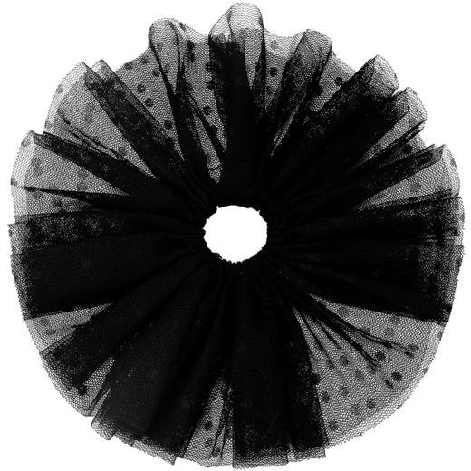 ZEGL黑色网纱发圈女高级感ins气质韩系发饰小众设计感夏季头饰品 商品图8