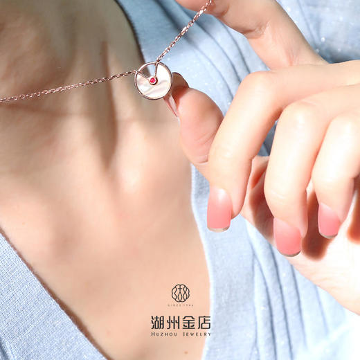 守护系列红宝石锁骨链 商品图1