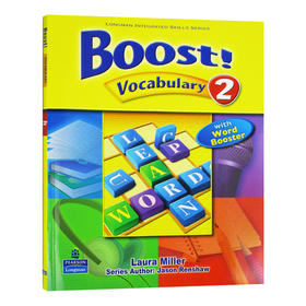 培生朗文中学英语教材 词汇分级强化训练2 英文原版 Boost Vocabulary L2级 词汇练习技能培训学生用书 小学中高年级 初中 英文版