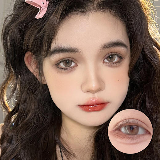 【小红书推荐款】carecon&summerbaby奶茶泡芙，年抛/直径14.5/着色13.9，118/一副 商品图0