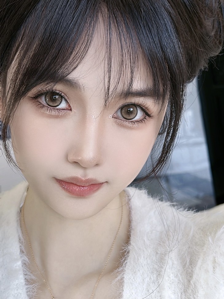 MIRAGECOLOR年抛隐形眼镜 钻石糖棕14.5mm 一副/2片-VVCON美瞳商城17