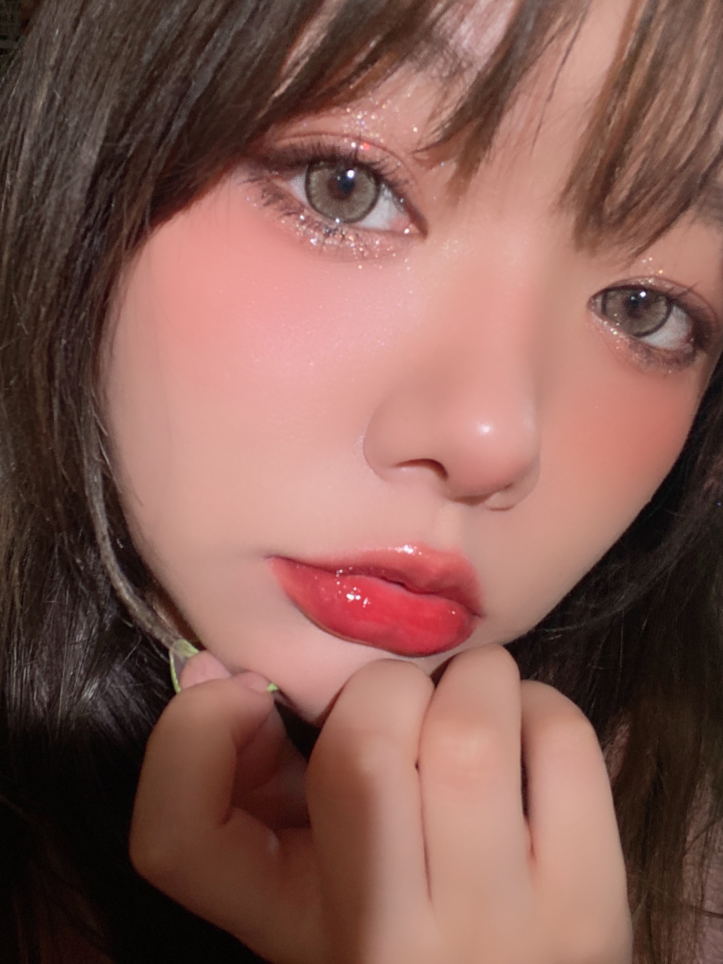 MIRAGECOLOR年抛隐形眼镜 钻石糖棕14.5mm 一副/2片-VVCON美瞳商城21