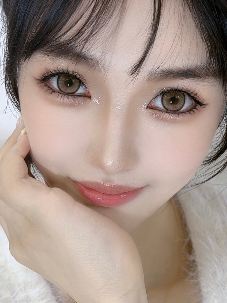MIRAGECOLOR年抛隐形眼镜 钻石糖棕14.5mm 一副/2片-VVCON美瞳商城16