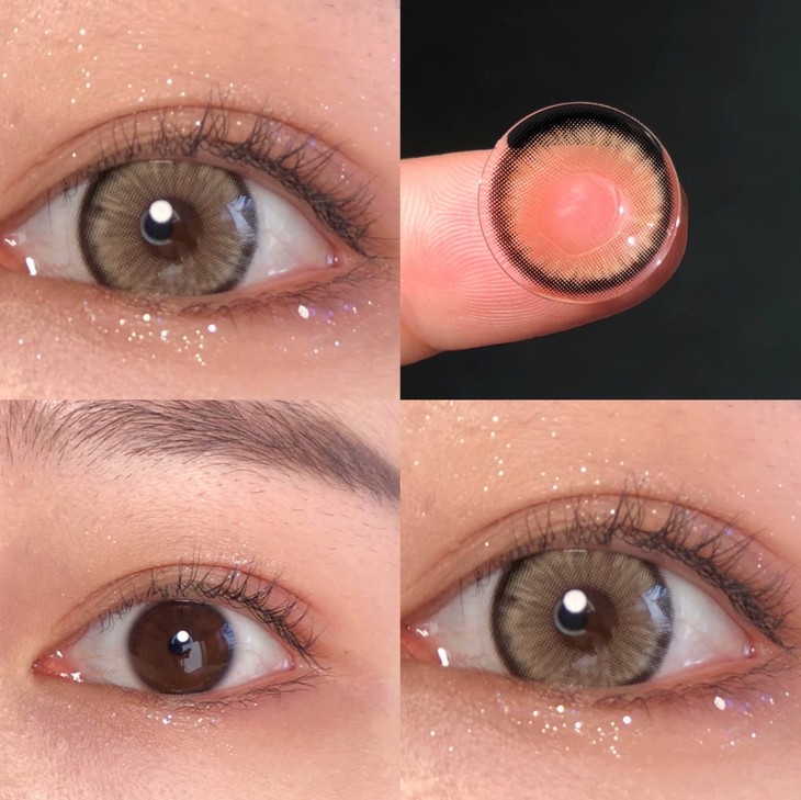 MIRAGECOLOR年抛隐形眼镜 钻石糖棕14.5mm 一副/2片-VVCON美瞳商城10