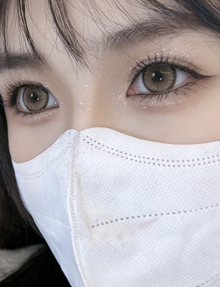 MIRAGECOLOR年抛隐形眼镜 钻石糖棕14.5mm 一副/2片-VVCON美瞳商城9