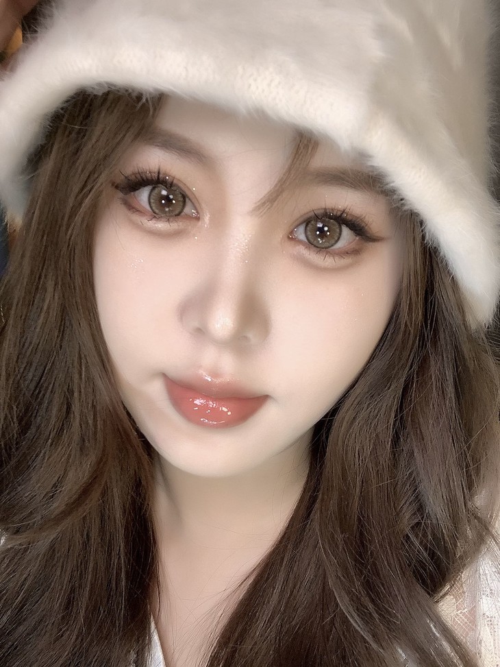 MIRAGECOLOR年抛隐形眼镜 钻石糖棕14.5mm 一副/2片-VVCON美瞳商城24