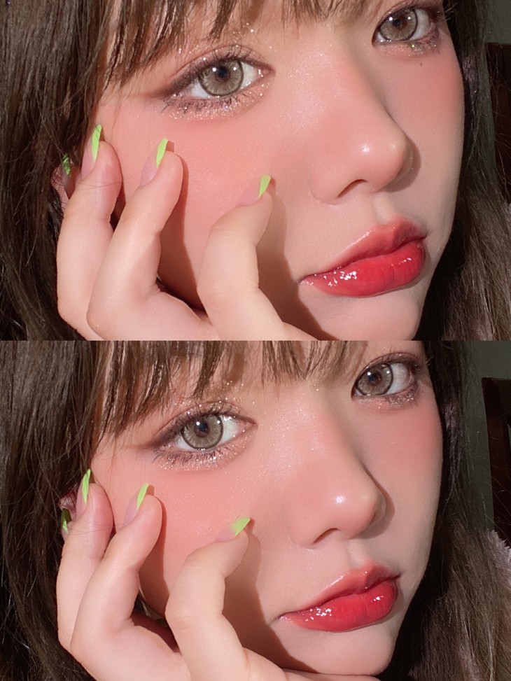 MIRAGECOLOR年抛隐形眼镜 钻石糖棕14.5mm 一副/2片-VVCON美瞳商城22