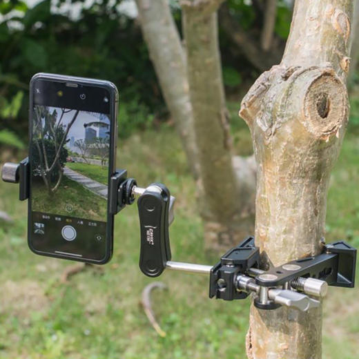 狼族优选丨CAVIX 钳式大力夹摄影单反便携支架户外拍摄固定云台卡扣式支撑夹（赠送转换螺丝） 商品图2