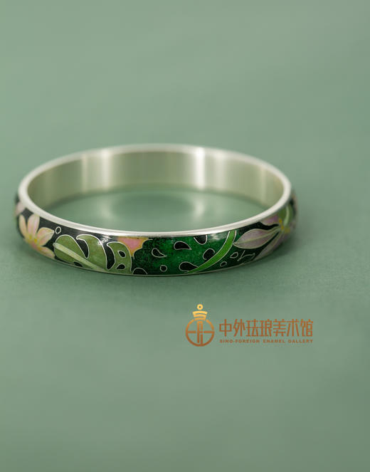 古法纯银手镯女春颂                             
  -繁花似锦-银款 商品图3