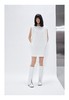 垫肩无袖之字针连衣裙 商品缩略图0
